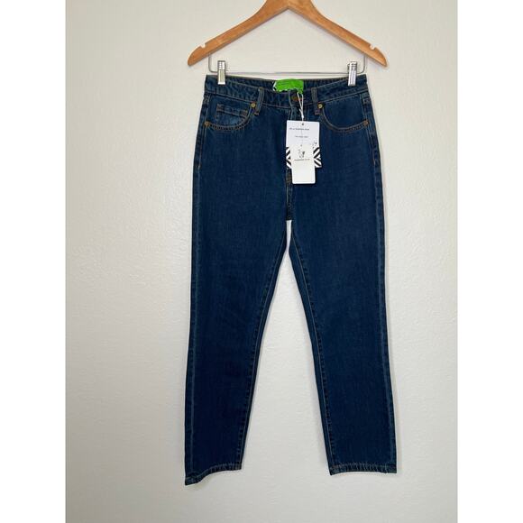 NWT Sandrine Rose Straight Leg Button Fly Jeans Size 26 - Picture 1 of 8